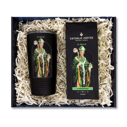 Image of St Patrick Irish Cream Coffee and Tumbler Gift Set