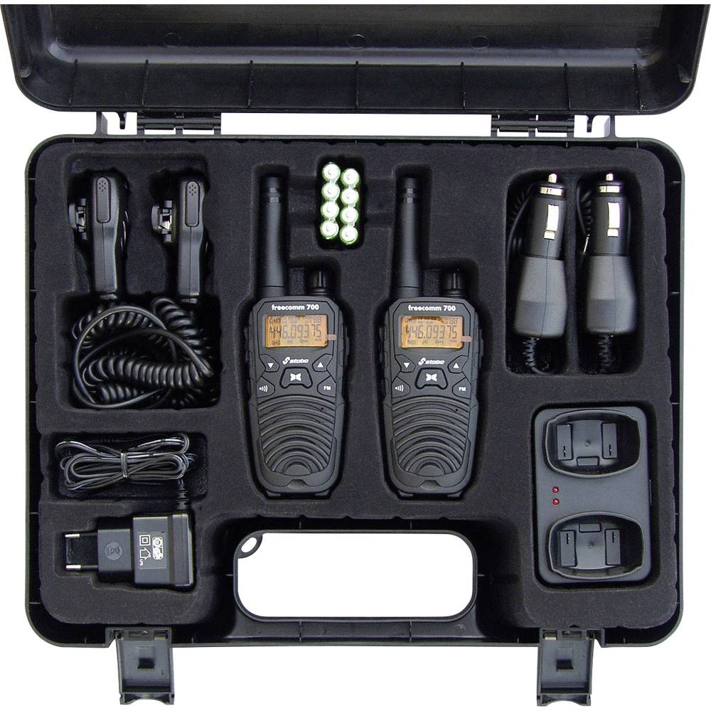 Image of Stabo freecom 700 20701 PMR handheld transceiver 2-piece set