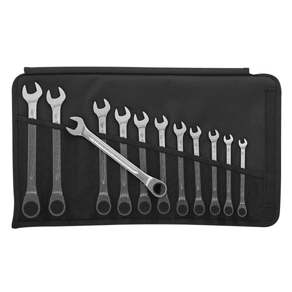 Image of Stahlwille 96401712 17F/12 Ratcheting crowfoot wrench set