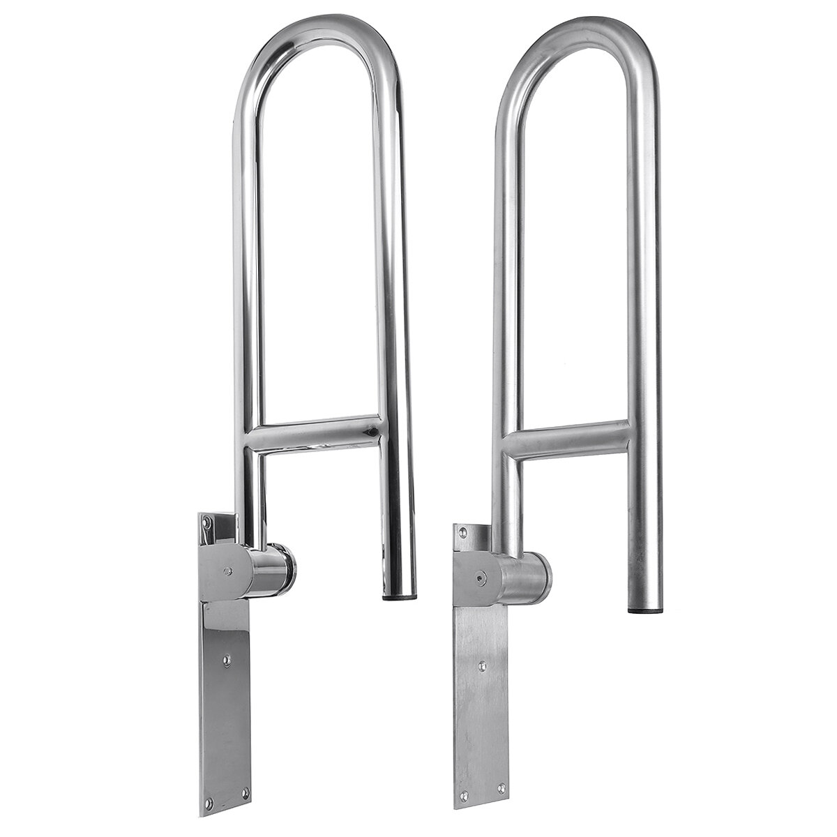 Image of Stainless Steel Toilet Safety Frame Rail Grab Bar Handicap Bathroom Hand Grips