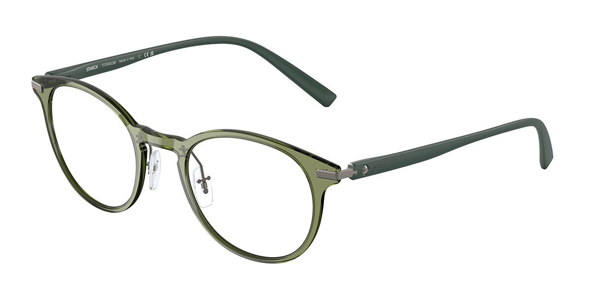 Image of Starck SH2060T 0007 Óculos de Grau Verdes Masculino BRLPT