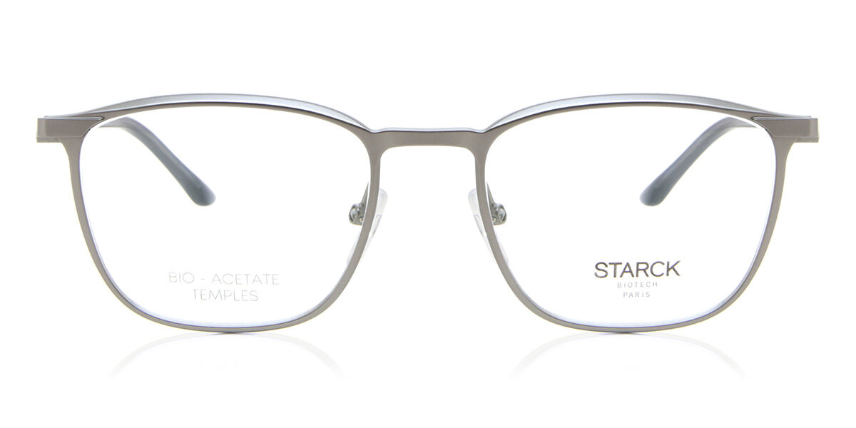 Image of Starck SH2079 Formato Asiático 0002 Óculos de Grau Prata Masculino BRLPT
