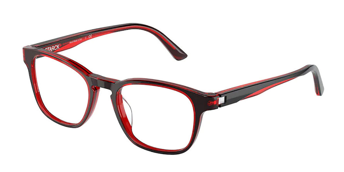 Image of Starck SH3076 0004 Óculos de Grau Vermelhos Masculino BRLPT