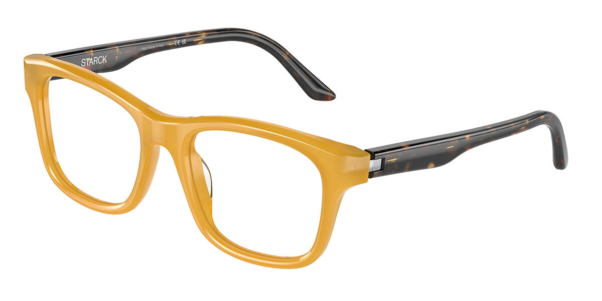 Image of Starck SH3090 Asian Fit 0006 Óculos de Grau Amarelos Masculino PRT