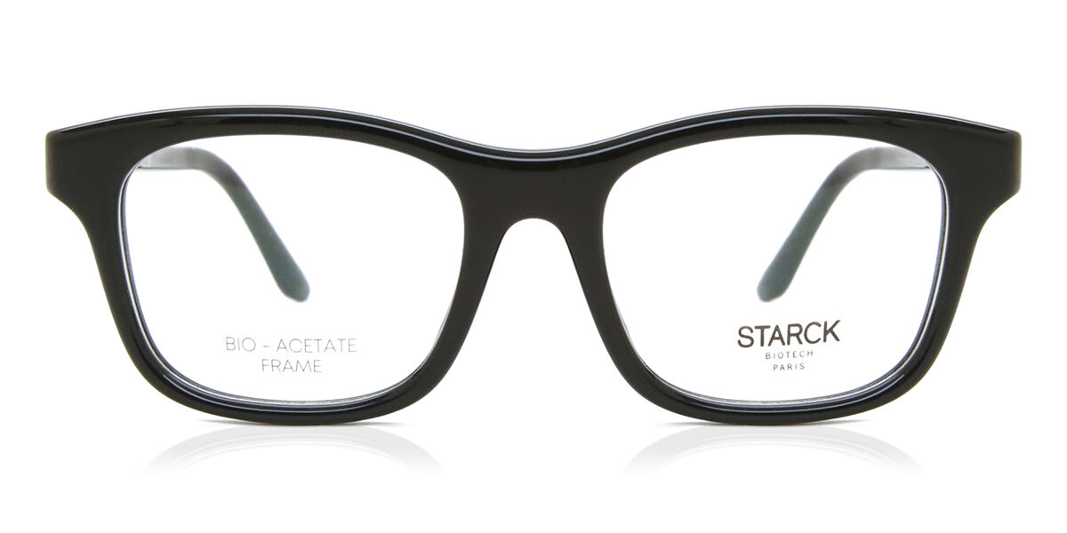 Image of Starck SH3090 Formato Asiático 0001 Óculos de Grau Pretos Masculino BRLPT