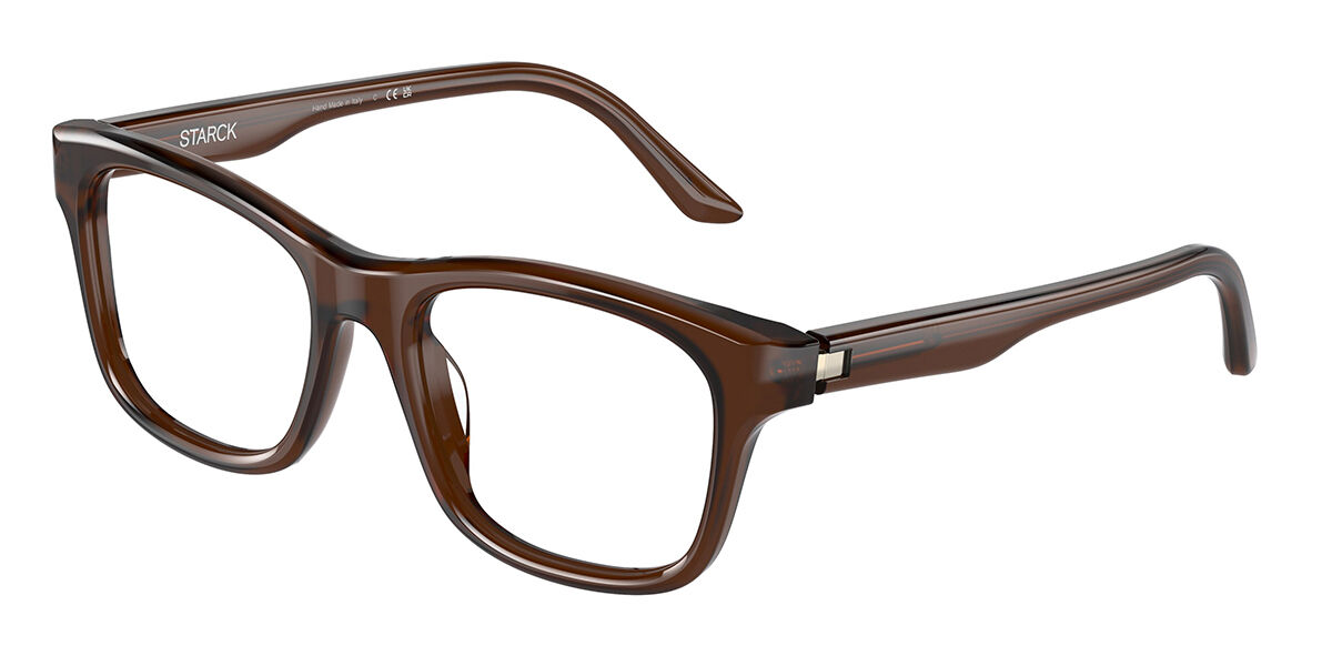 Image of Starck SH3090 Formato Asiático 0005 Óculos de Grau Marrons Masculino BRLPT