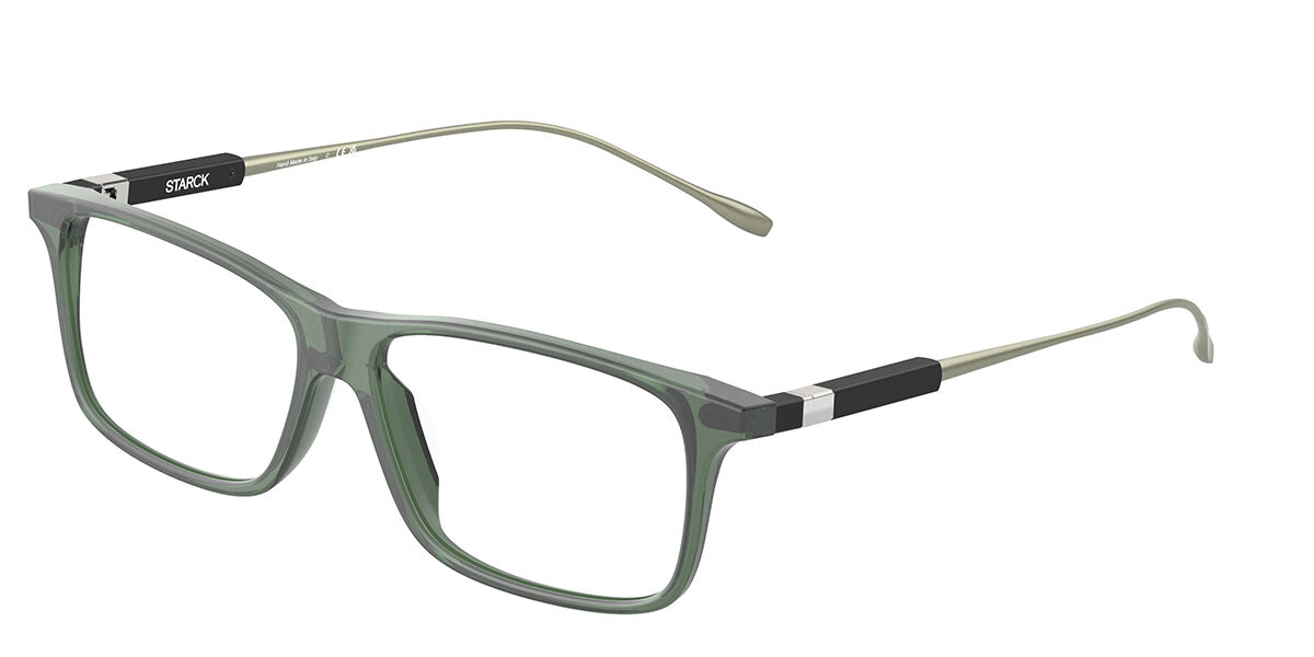 Image of Starck SH3093 0002 Óculos de Grau Verdes Masculino BRLPT