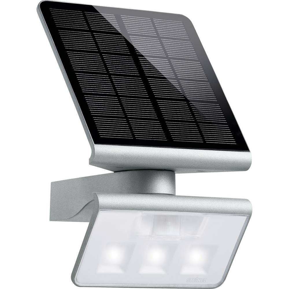 Image of Steinel XSolar L-S 671013 Solar spotlight (+ motion detector) 12 W Neutral white Silver