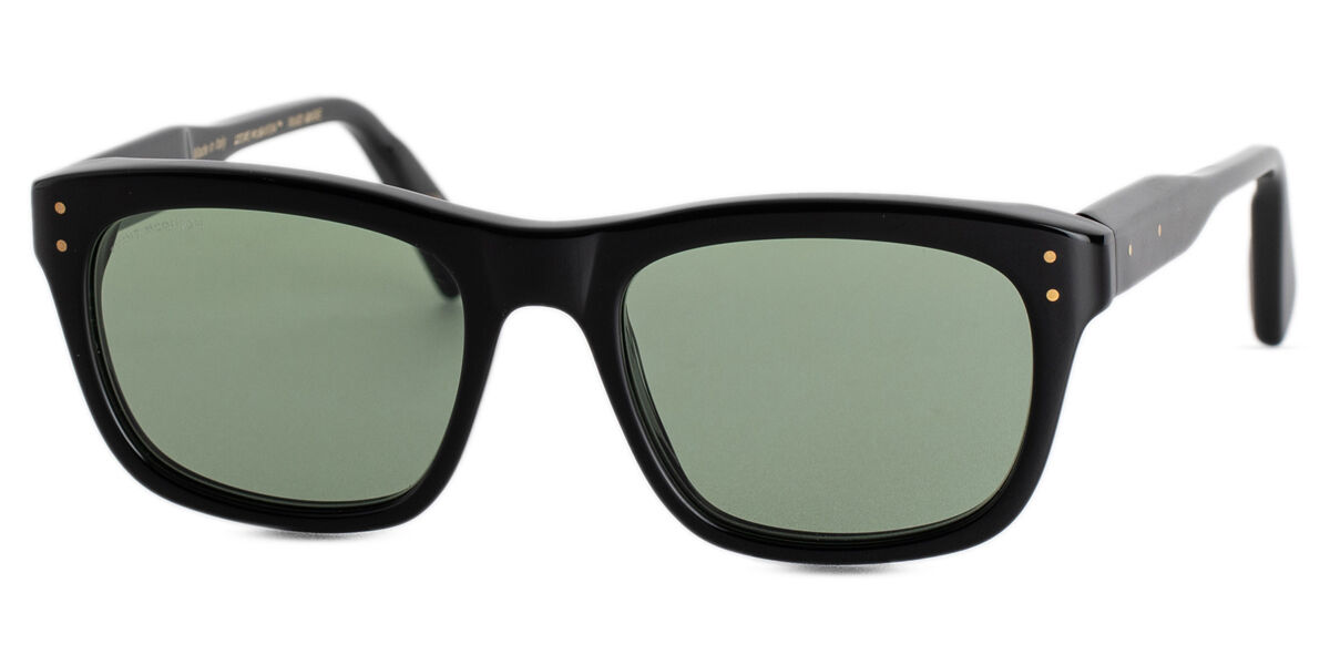 Image of Steve McQueen REBEL Polarized 028 Óculos de Sol Pretos Masculino PRT