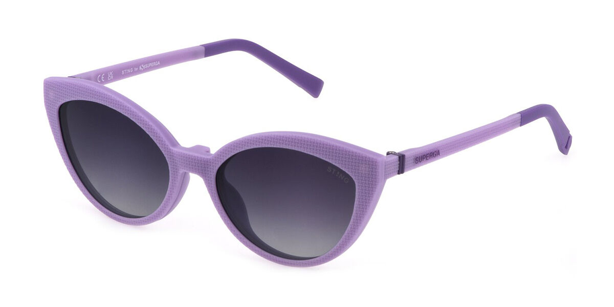 Image of Sting USJ721 with Clip-On 0B44 Gafas Recetadas para Mujer Purple ESP
