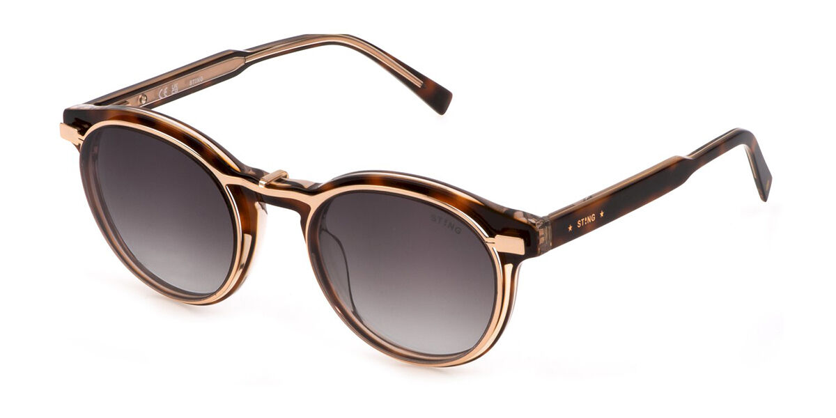 Image of Sting UST452 with Clip-On 09W2 49 Lunettes De Vue Homme Tortoiseshell (Seulement Monture) FR