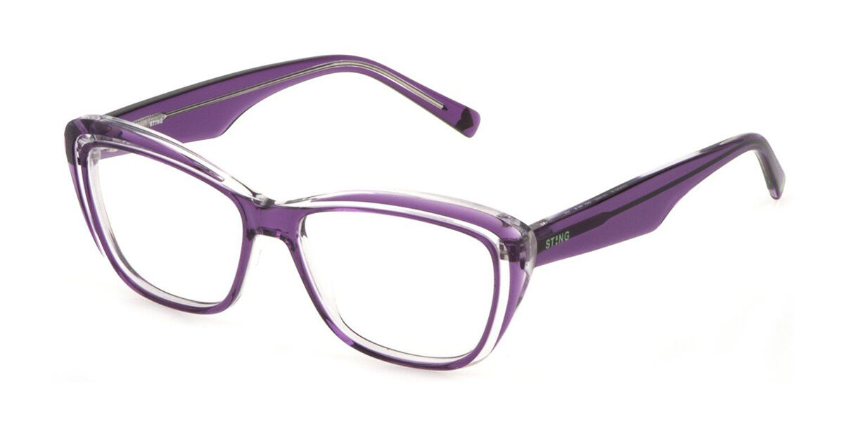Image of Sting VSJ697 07LB Óculos de Grau Purple Masculino PRT