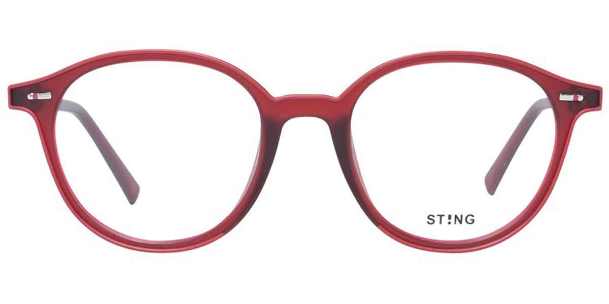 Image of Sting VST086 U83M Óculos de Grau Vermelhos Masculino PRT