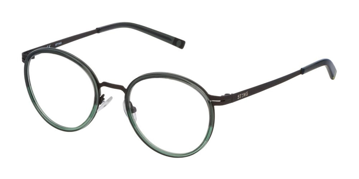 Image of Sting VST157 0B26 Óculos de Grau Verdes Masculino BRLPT