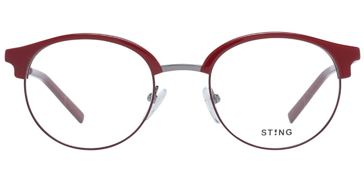 Image of Sting VST181 0597 Óculos de Grau Vermelhos Masculino BRLPT