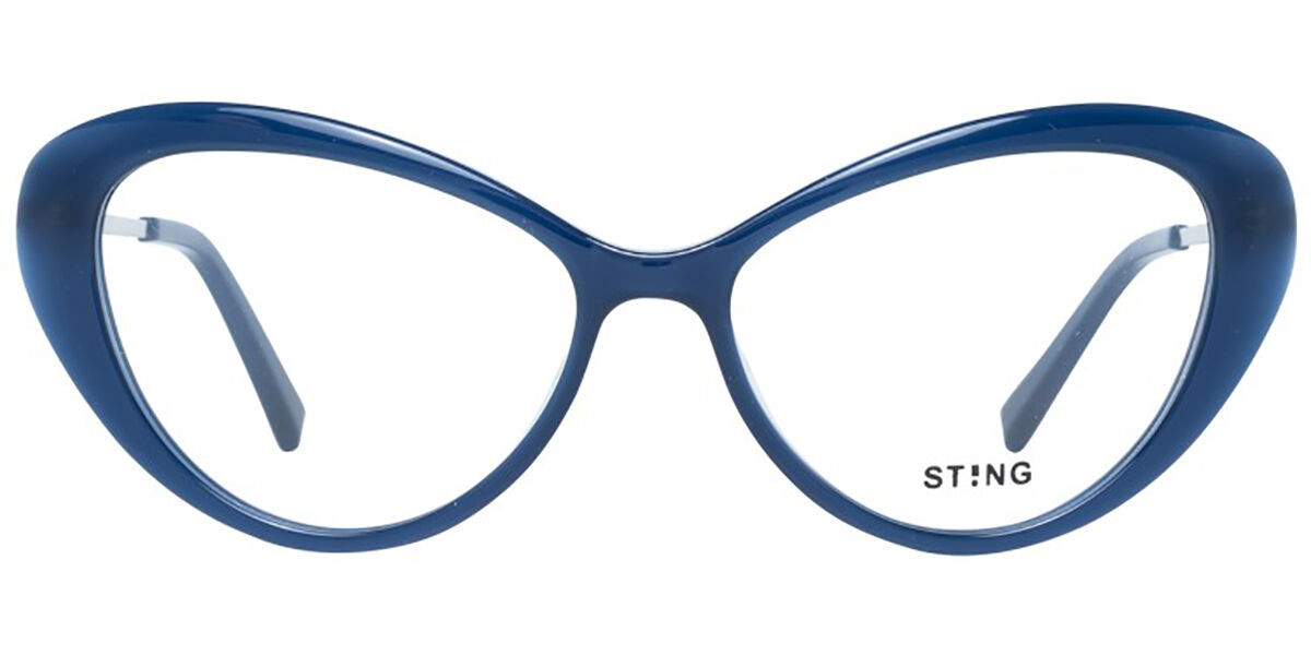 Image of Sting VST297 03GR Óculos de Grau Azuis Feminino BRLPT