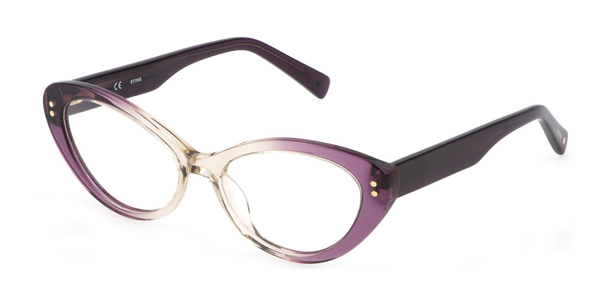 Image of Sting VST422 0D78 Óculos de Grau Purple Masculino BRLPT