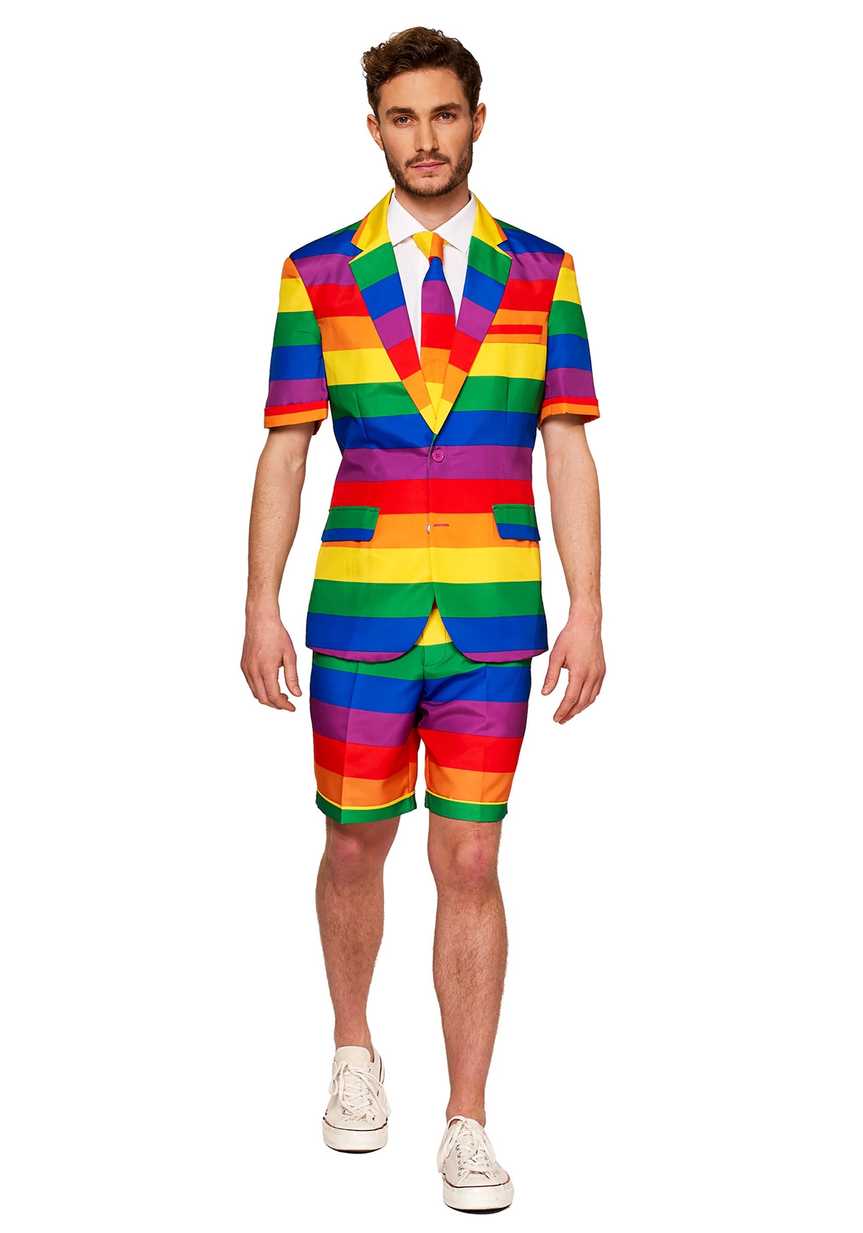 Image of Suitmeister Rainbow Men's Summer Suit ID OSOBSU-0007-S
