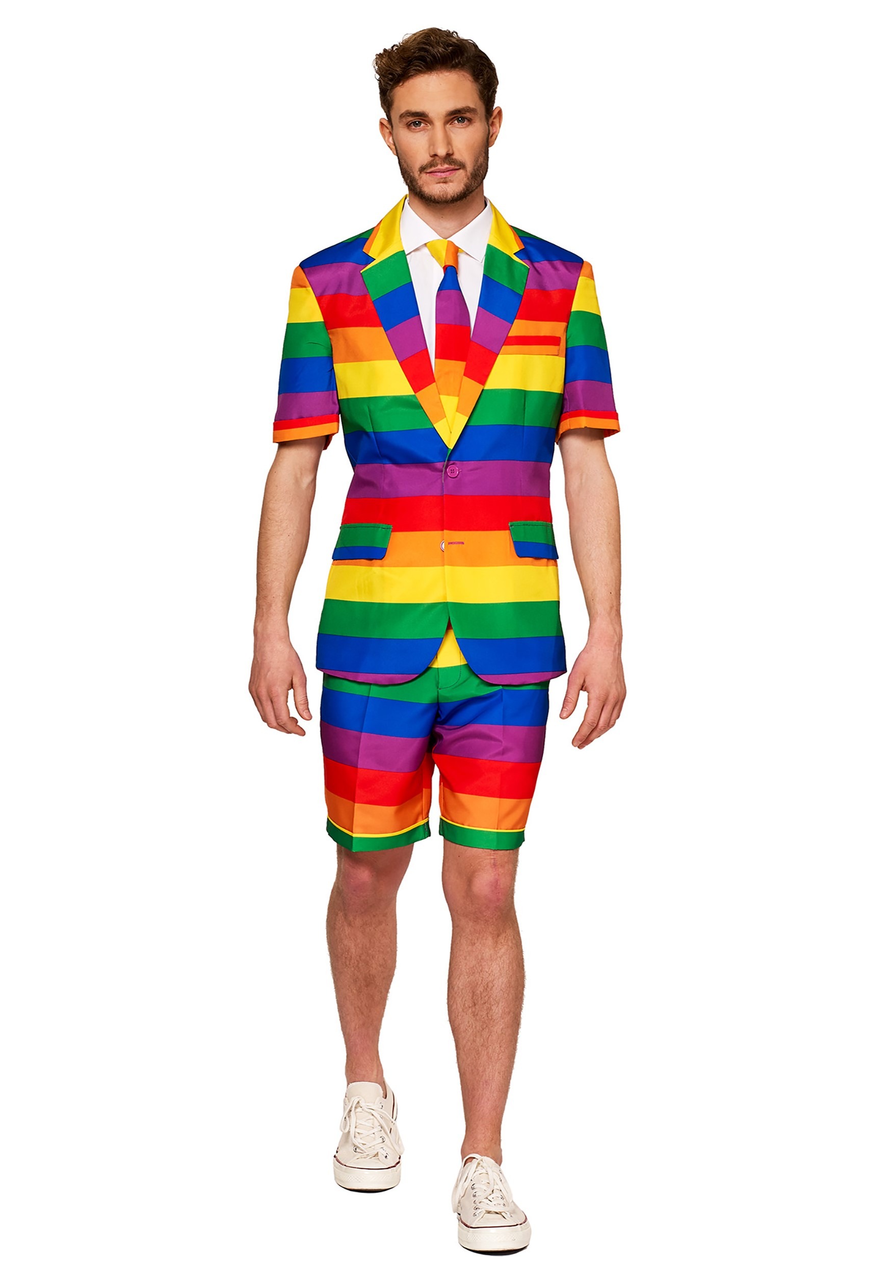 Image of Suitmeister Rainbow Men's Summer Suit ID OSOBSU-0007-XL