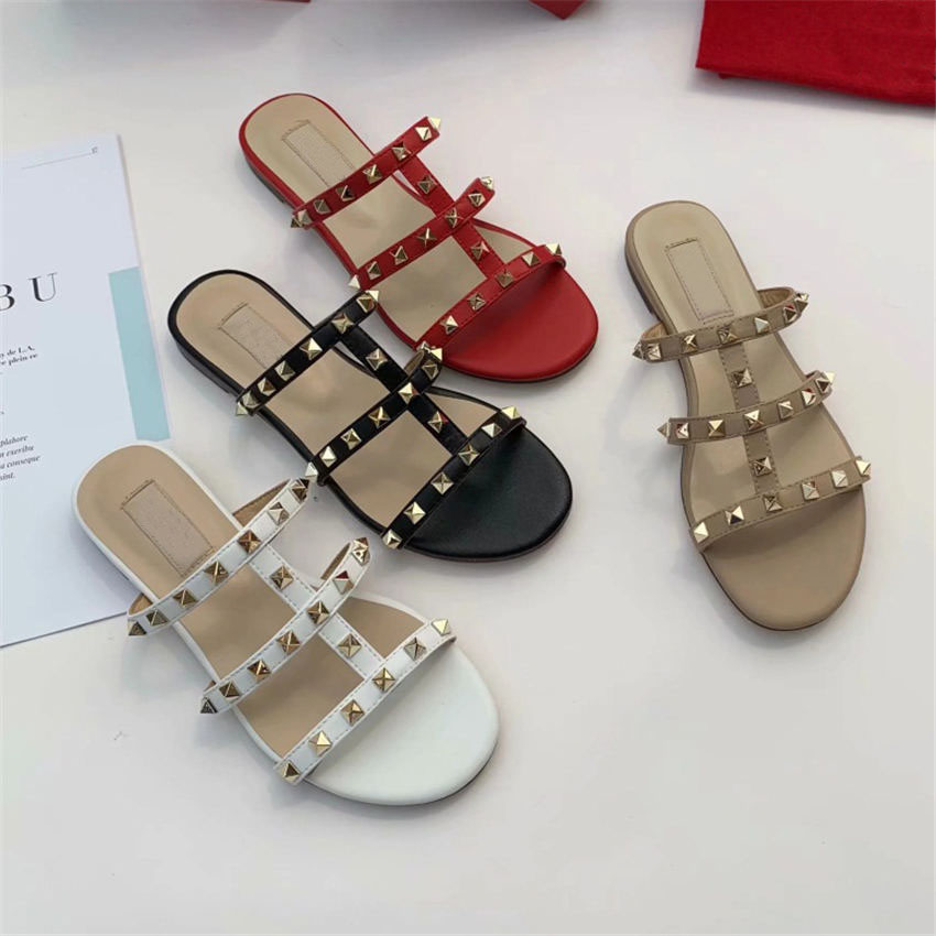 Image of Summer Slippers Women Flip Flops Buckle Strap Lady Slides Mujer Womens Shoes Thong Sandals Designers FASHION #fd824