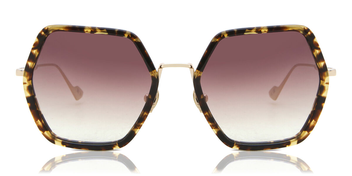 Image of Sunday Somewhere ELIZABETH C1 Óculos de Sol Tortoiseshell Masculino PRT