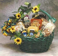 Image of Sunflower Gift Basket - Large
