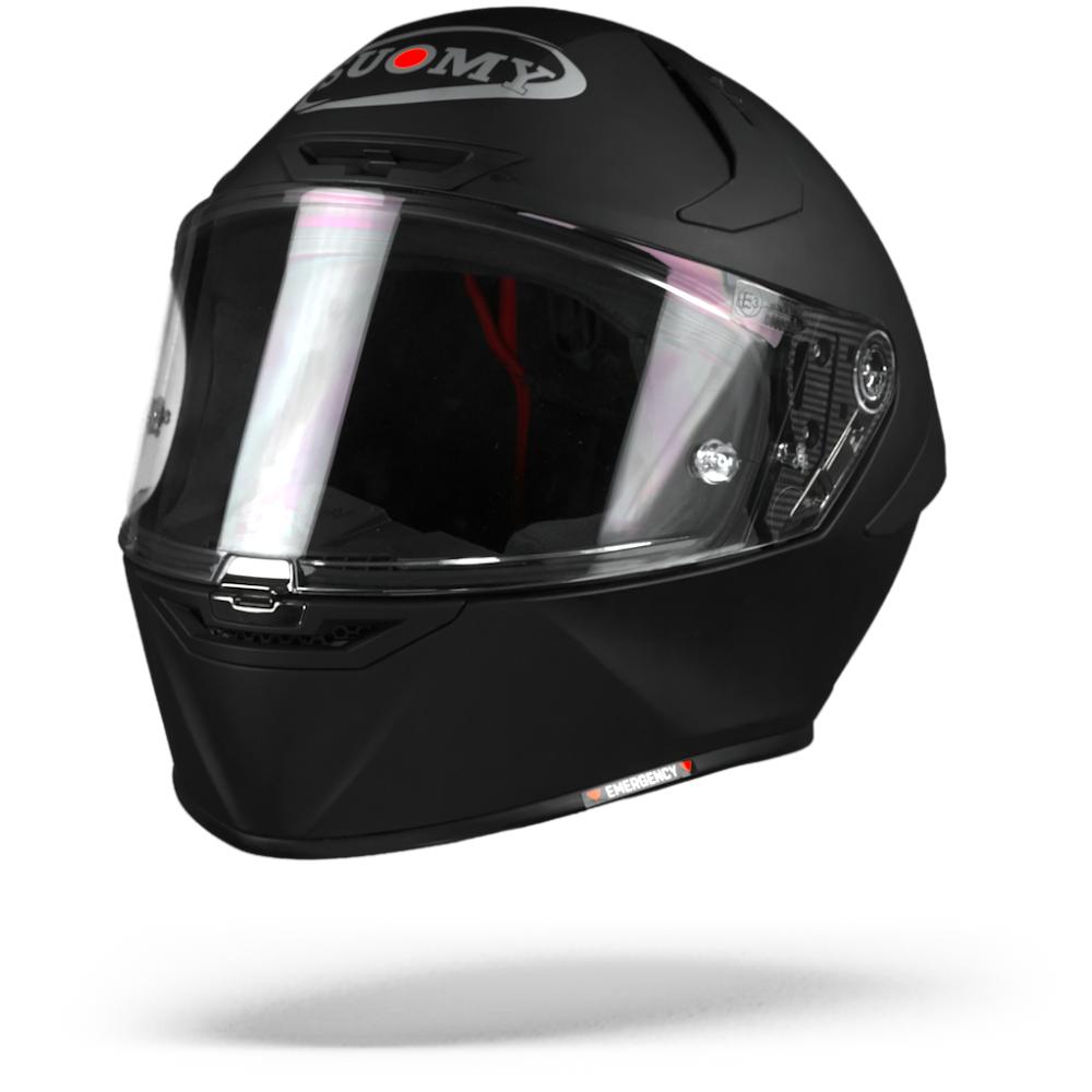 Image of Suomy SR-GP Matt Black Full Face Helmet Size 2XL EN