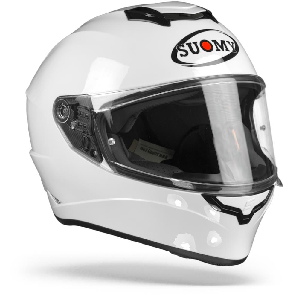 Image of Suomy Stellar Plain White Full Face Helmet Size XL ID 8020838325689