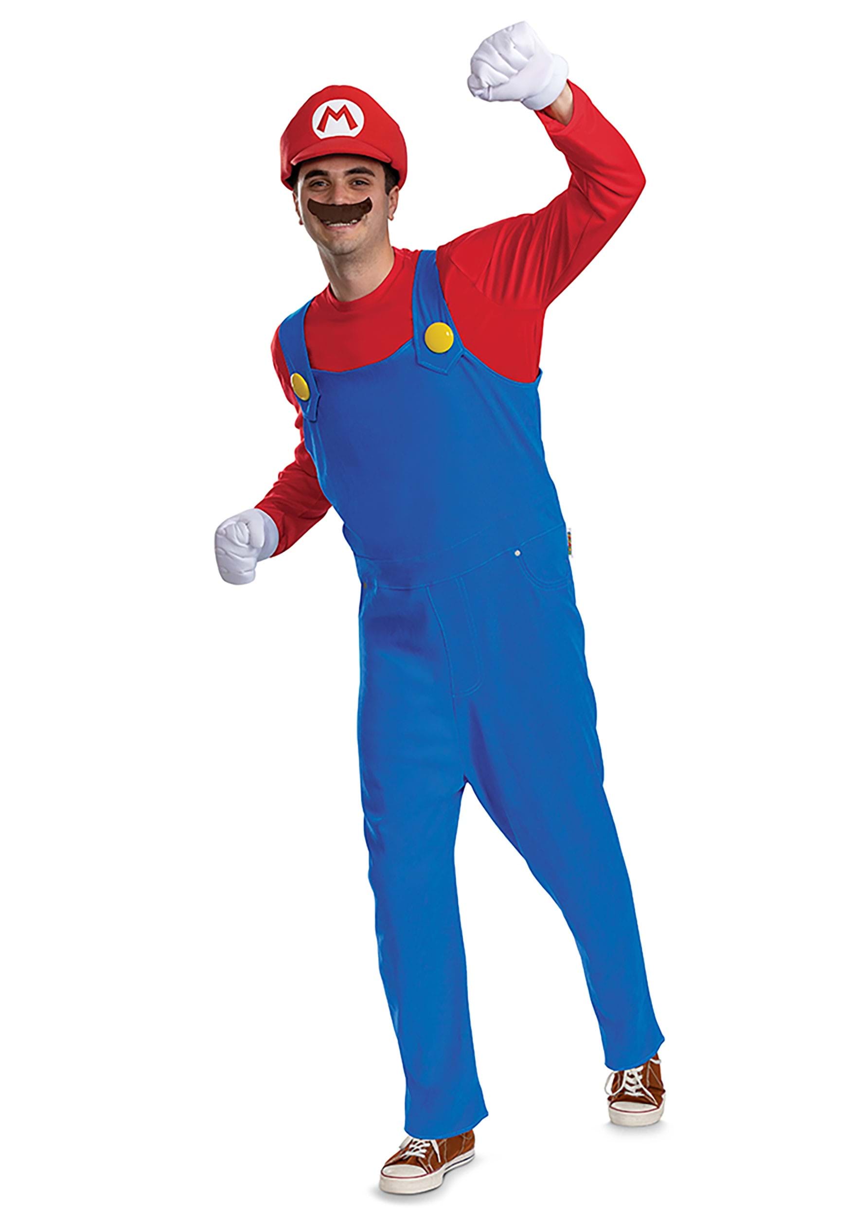 Image of Super Mario Bros Adult Premium Mario Costume ID DI146349-S/M