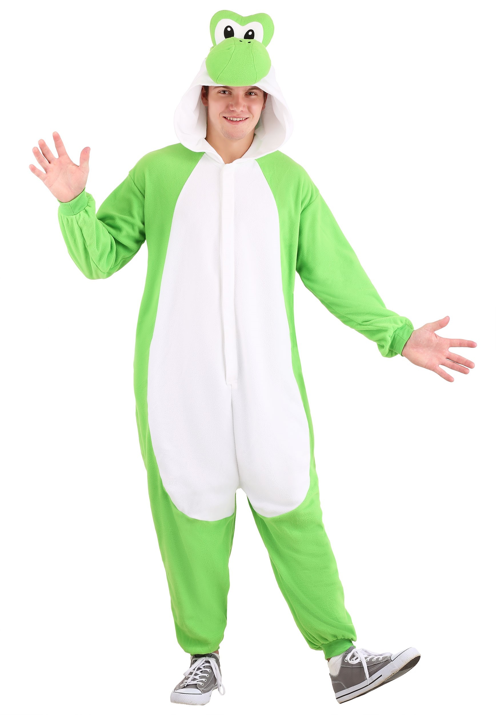 Image of Super Mario Brothers Yoshi Kigurumi Adult Costume ID SZBAN060-ST