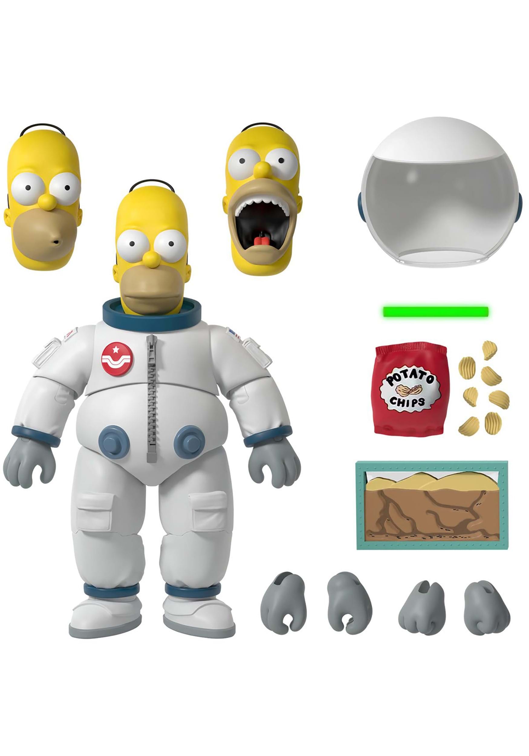 Image of Super7 The Simpsons Ultimates Deep Space Homer 7-Inch Figure