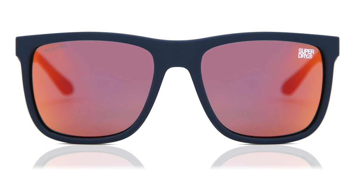 Image of Superdry SDS RUNNERX Polarized 105P Óculos de Sol Azuis Masculino BRLPT