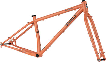 Image of Surly Karate Monkey Frameset - Peach Salmon Sundae