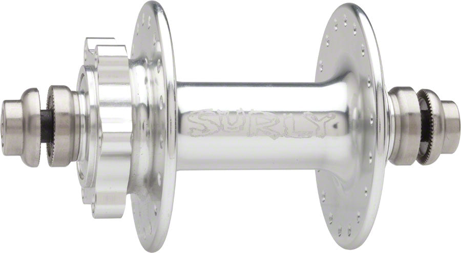 Image of Surly Ultra New Disc Front Hub - QR x 100mm 6-Bolt Silver 32h