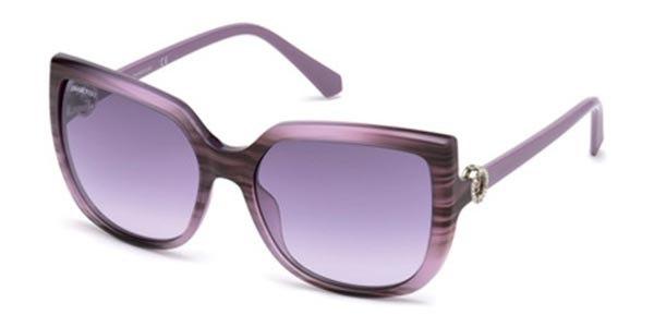 Image of Swarovski SK0166 83Z Óculos de Sol Purple Feminino BRLPT