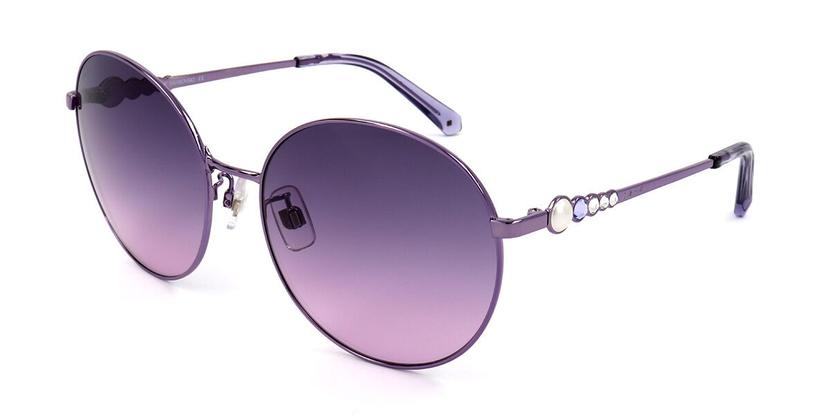 Image of Swarovski SK0180F Asian Fit 81Z Óculos de Sol Purple Feminino PRT