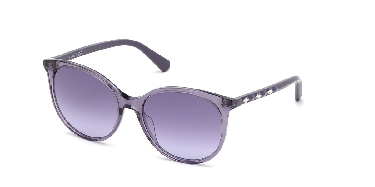 Image of Swarovski SK0223 78Z 56 Lunettes De Soleil Femme Purple FR