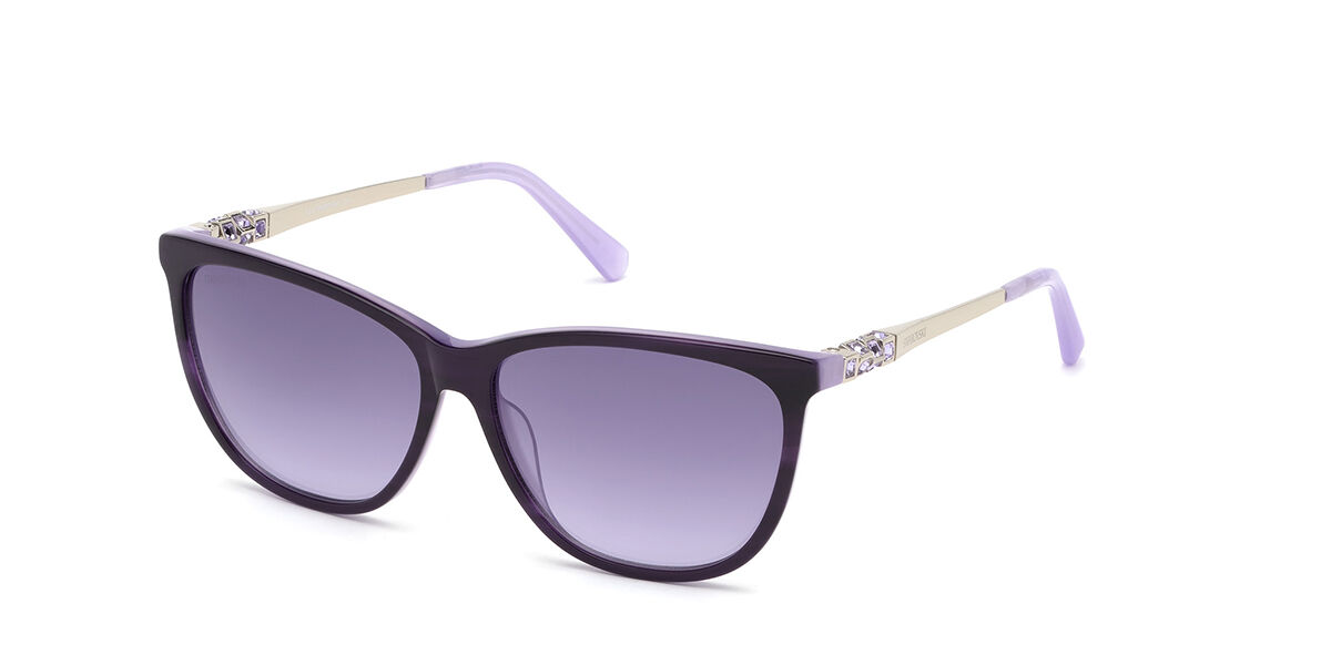 Image of Swarovski SK0225 83Z Óculos de Sol Purple Feminino PRT