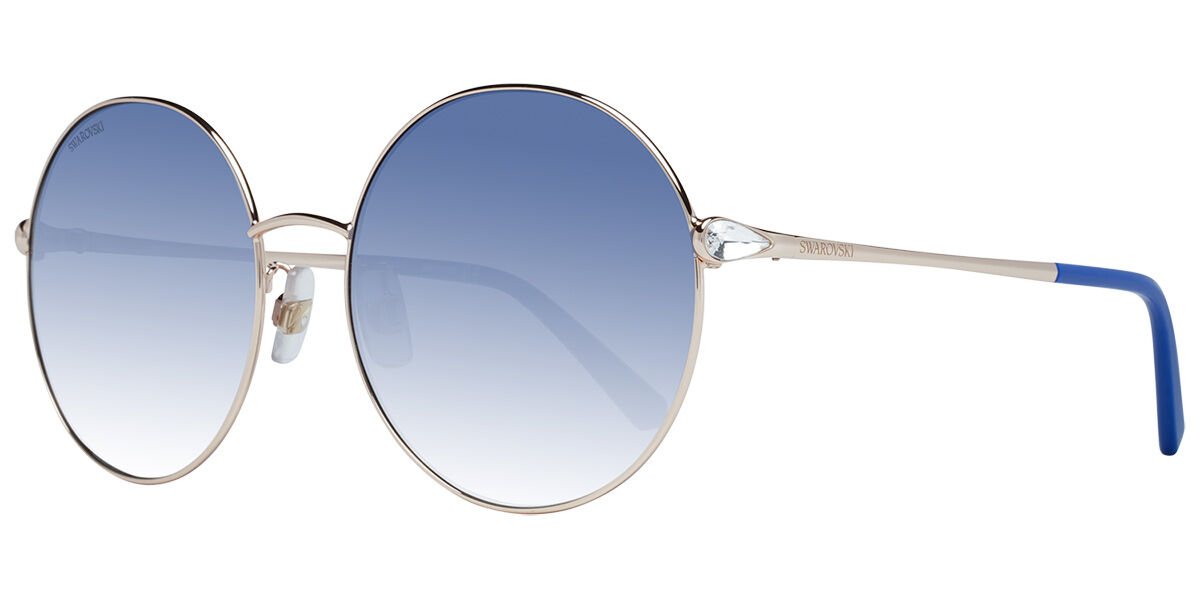 Image of Swarovski SK0268D Asian Fit 28X Óculos de Sol Dourados Feminino PRT
