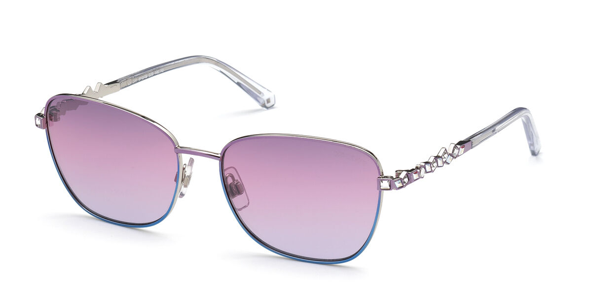 Image of Swarovski SK0284 83Z Óculos de Sol Purple Feminino BRLPT