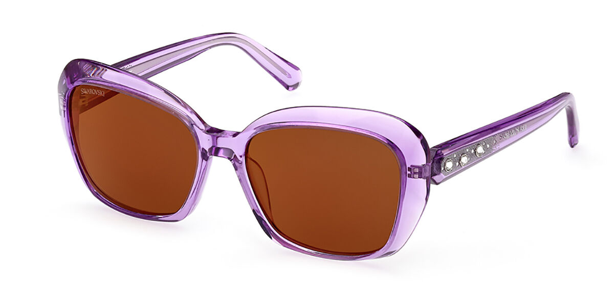 Image of Swarovski SK0383 81G Óculos de Sol Purple Feminino PRT