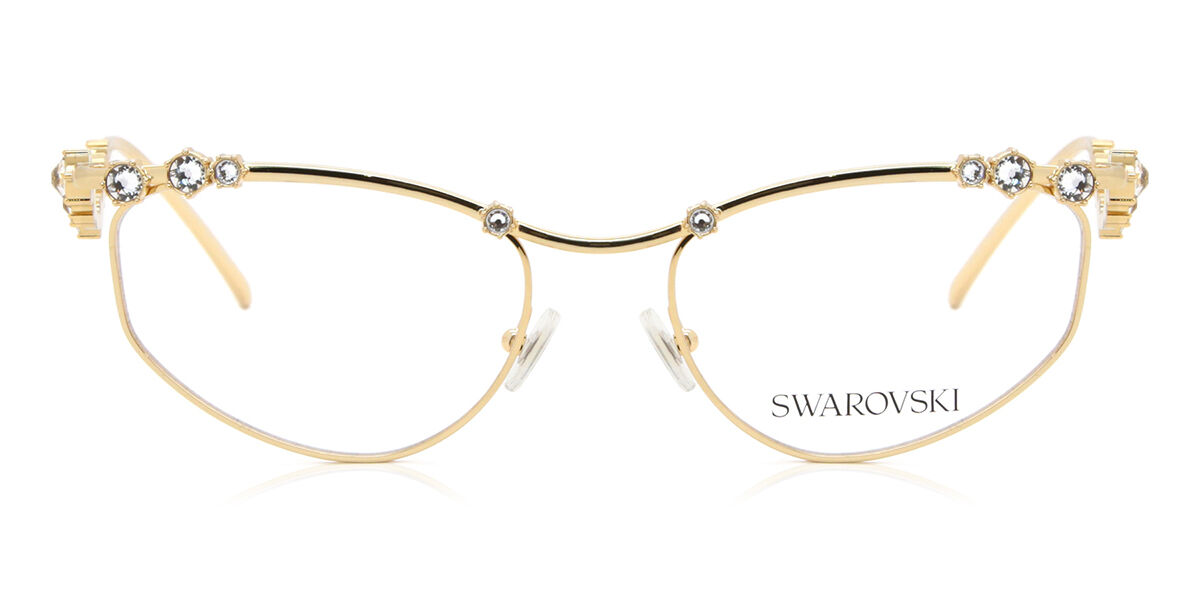 Image of Swarovski SK1015 4004 Óculos de Grau Dourados Feminino BRLPT