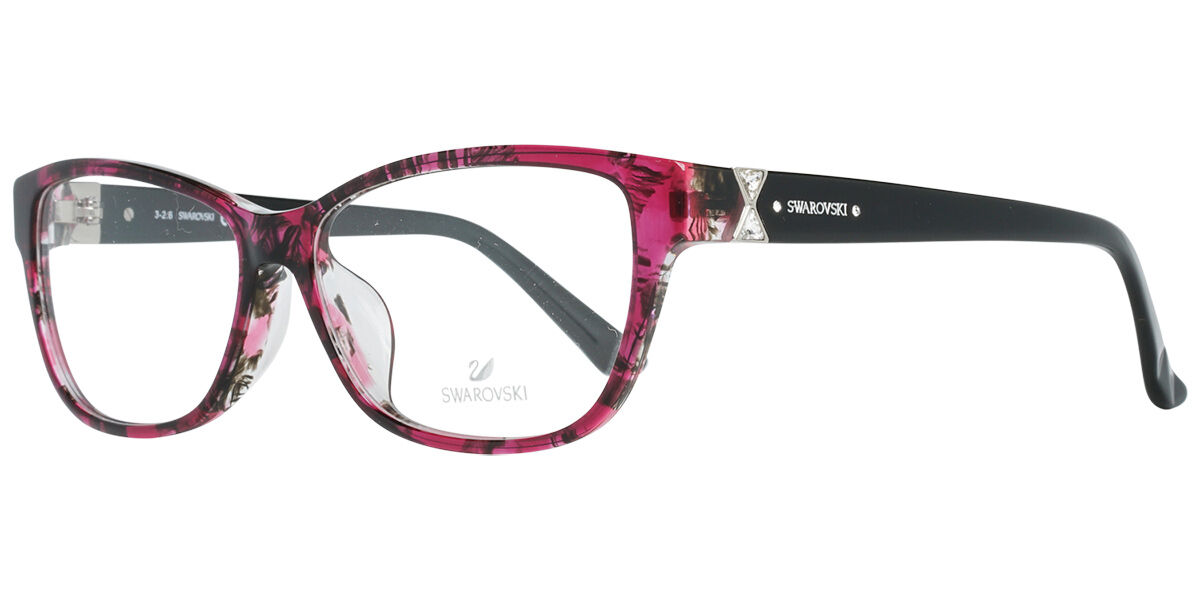 Image of Swarovski SK5208D Asian Fit 077 Óculos de Grau Vinho Feminino PRT