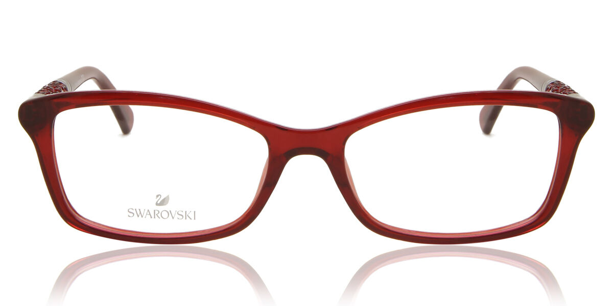 Image of Swarovski SK5257 066 Óculos de Grau Vermelhos Masculino BRLPT