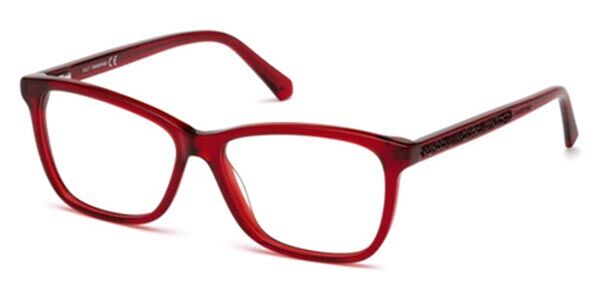 Image of Swarovski SK5265 066 Óculos de Grau Vermelhos Feminino PRT