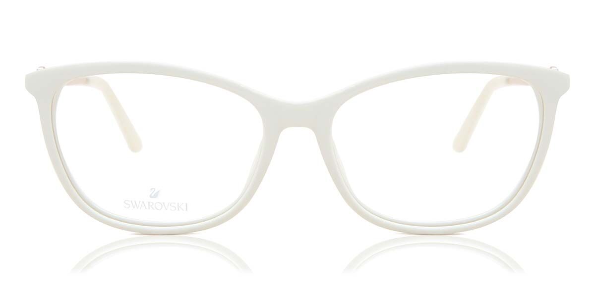 Image of Swarovski SK5276 021 Óculos de Grau Brancos Feminino BRLPT