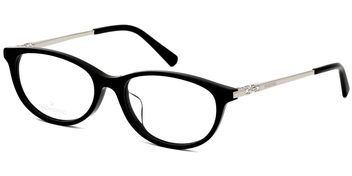 Image of Swarovski SK5294D Formato Asiático 001 Óculos de Grau Pretos Masculino BRLPT
