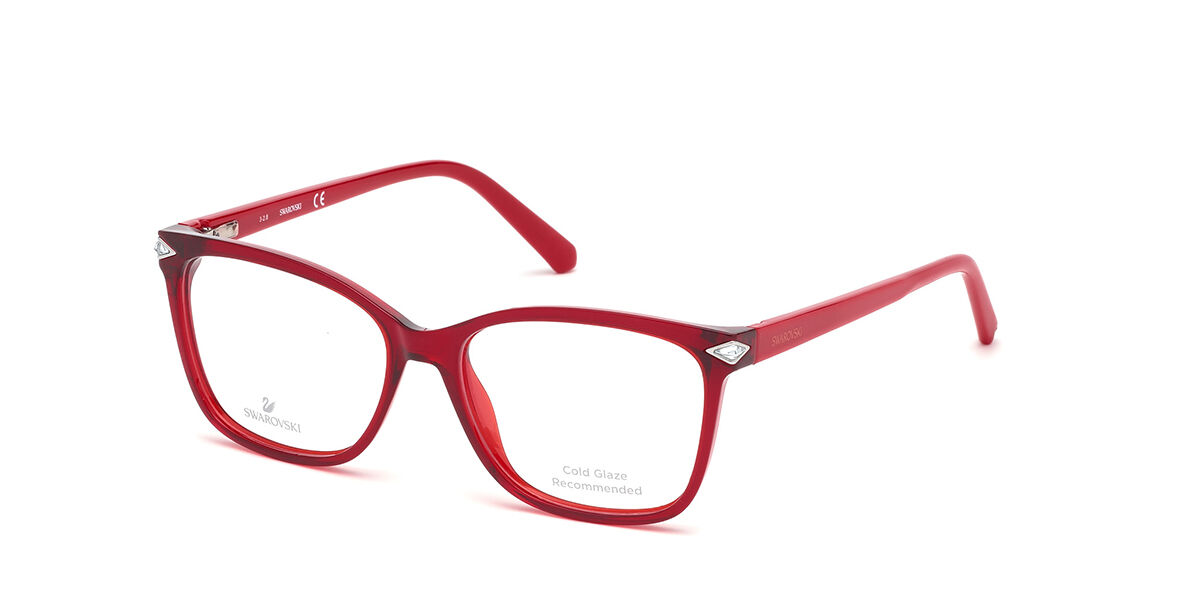 Image of Swarovski SK5298 066 Óculos de Grau Vermelhos Feminino PRT