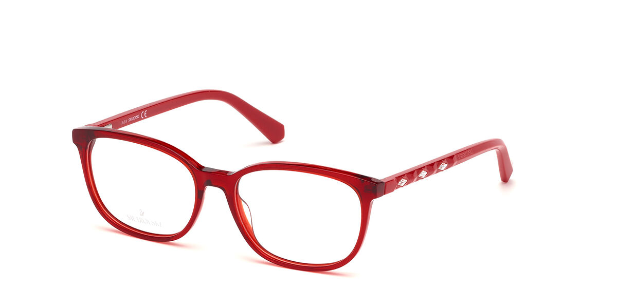 Image of Swarovski SK5300 066 Óculos de Grau Vermelhos Feminino BRLPT