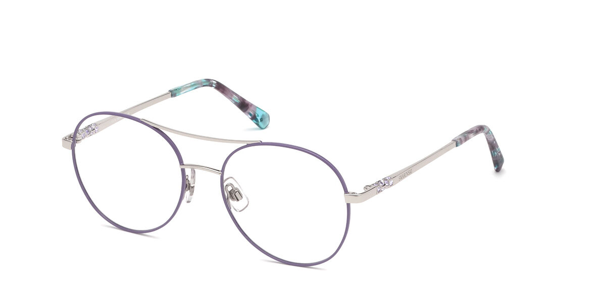 Image of Swarovski SK5334 16A Óculos de Grau Purple Feminino PRT